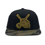 Gold camo baseball cap
