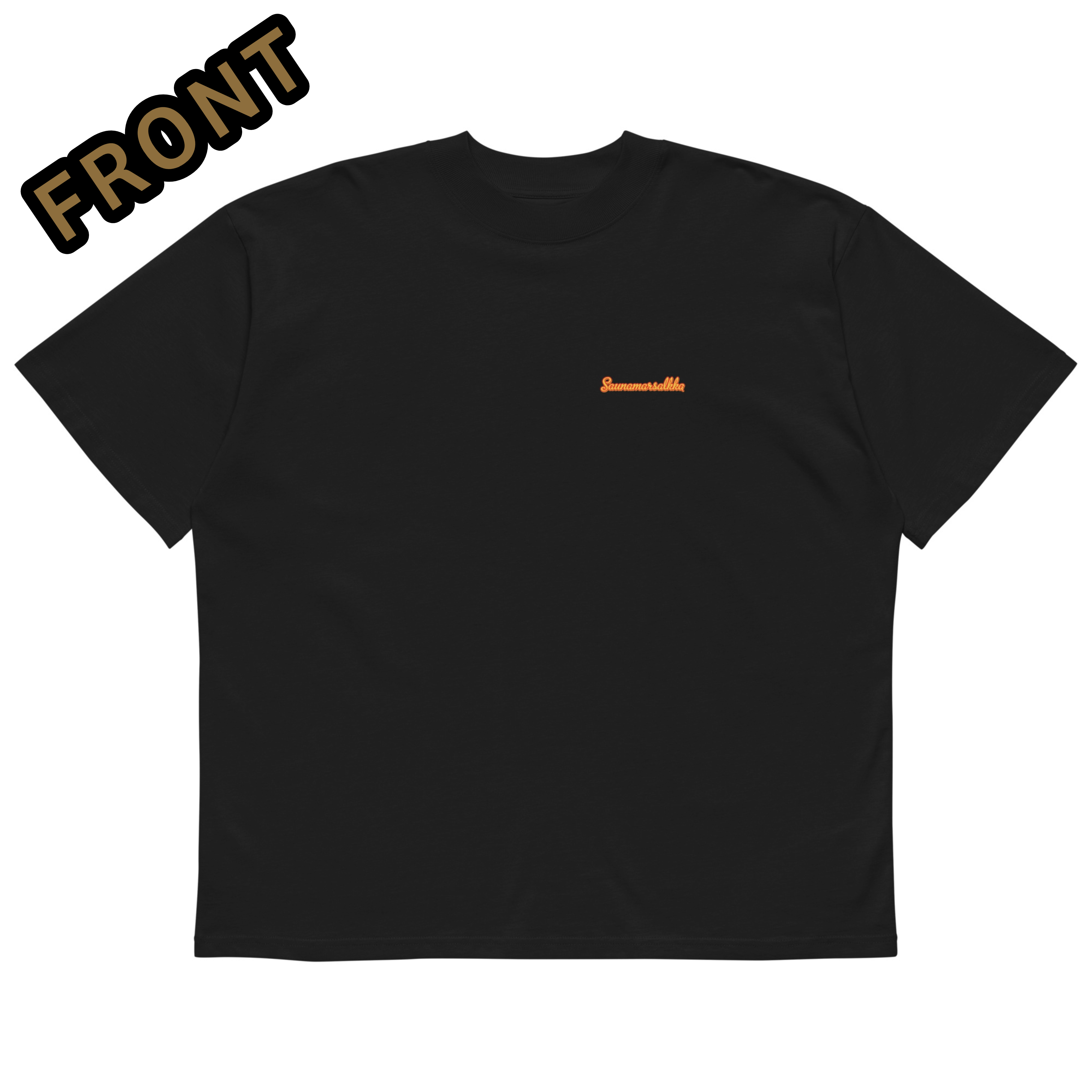 Unisex oversized fireball print M26