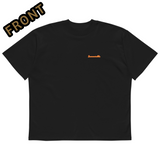 Unisex oversized fireball print M26