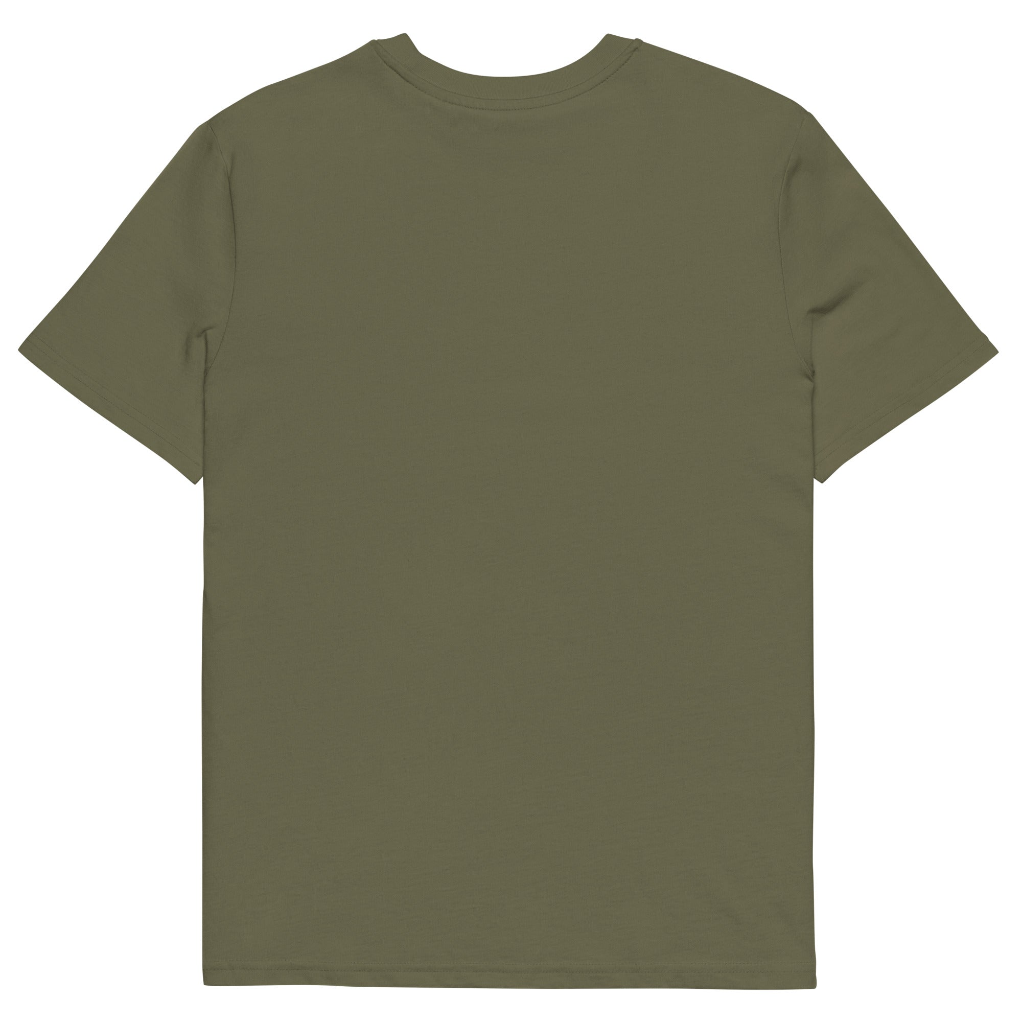 sauna print army green back