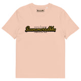 sauna print peach